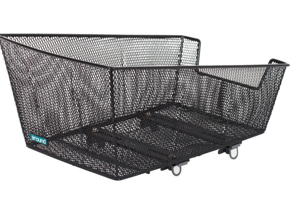 Stevige Fietsmand College Basic met Fix Systeem - Zwart 1/5