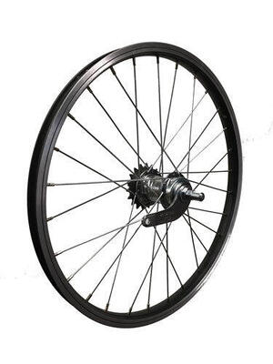 Hh achterwiel 20x1.75 zwart velamos remnaaf