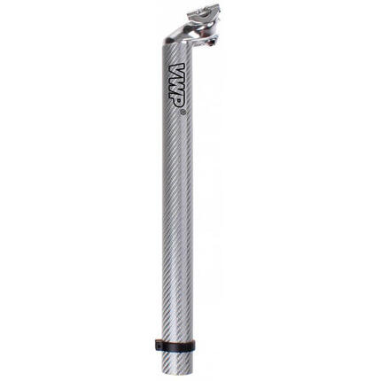 SEAT POST ATB RACE 80% FIBRE 20% Carbon 272 argent