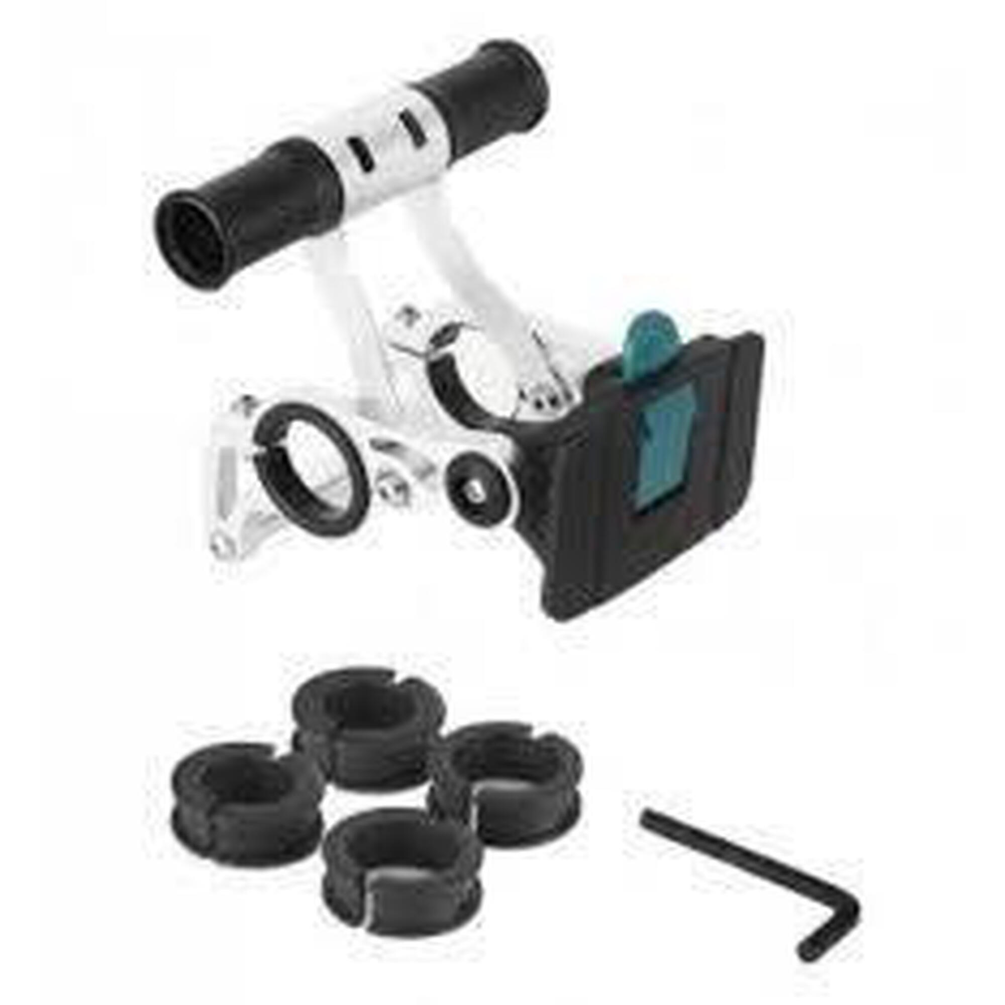 Around odpinany uchwyt na koszyk na zgięcie kierownicy extra mocny stalowy