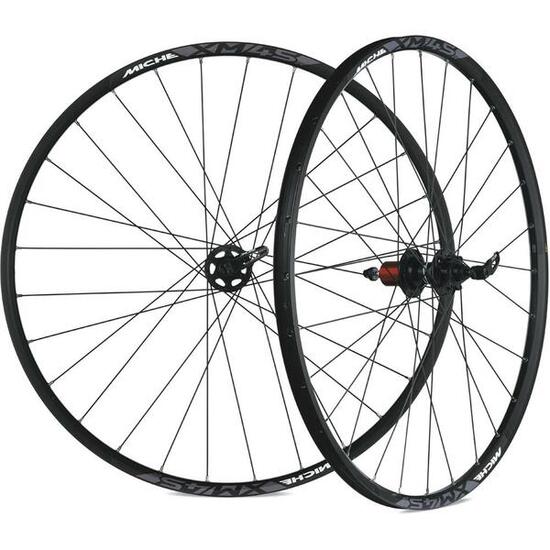 Miche set ruote XM45.29 Shimano Centerlock mozzi filettati sgancio rapido.