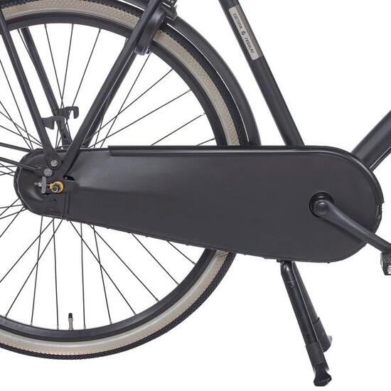 Cortina kettingkast lakdoek u4 jet zwart