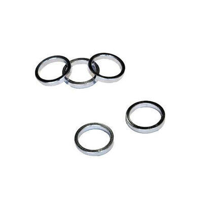 Vwp aluminium balhoofdtussenring spacer 5mm zilver
