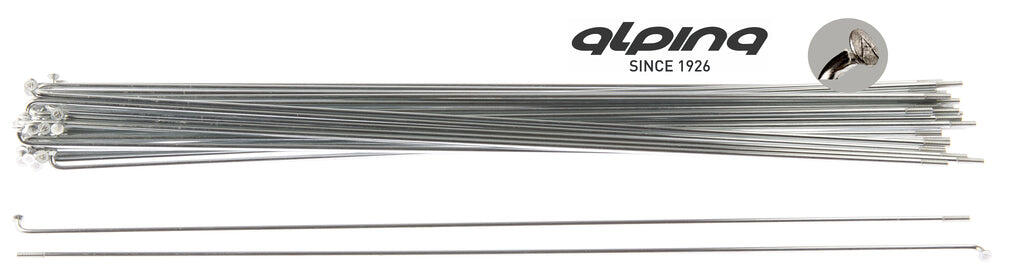 Raggi Alpina 14G 296 mm Ø2,00 mm FG 2.3 zincati, 144 pezzi. 4/4