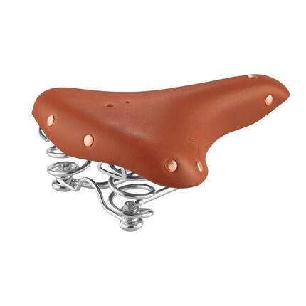 Monte grappa selle cognac en cuir souple