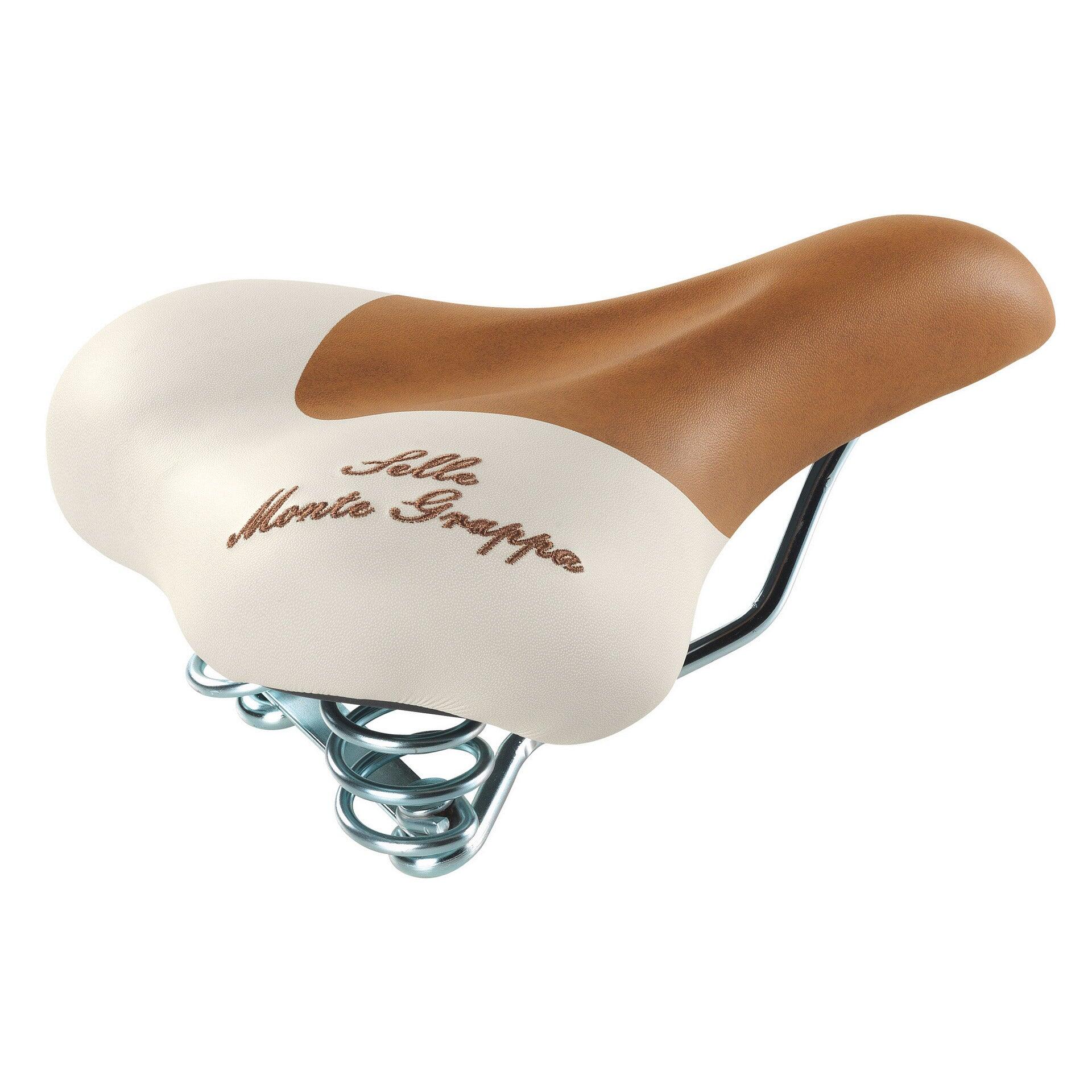 SELLE MONTE GRAPPA Selle Monte Grappa Sella Monte Grappa Fashion con molla Honey/Cream.