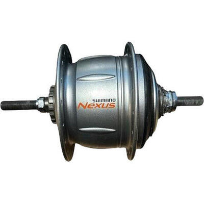 Shimano nexus 8v achternaaf met rollerbrake - zilver