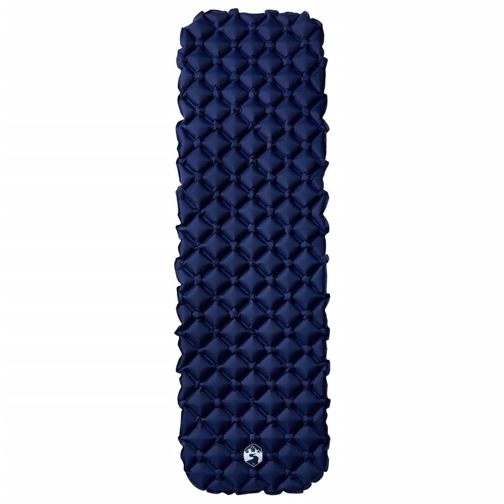 Colchón Inflable de Camping Vidaxl 190x58x6 cm - Azul Marino 2/4