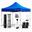 Tenda dobrável 3x3m Azul com barras hexagonais