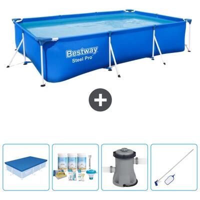 Bestway steel pro rechthoekig - 300x201x66 cm + accessoires cb5