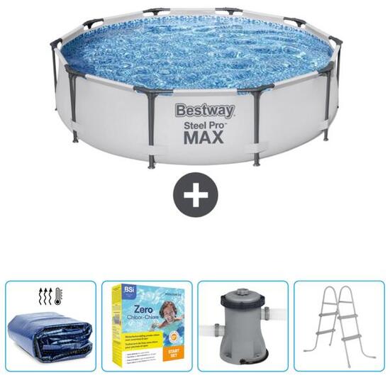 Bestway Steel Pro MAX Rund - 305x76 cm + Accessoires CB9