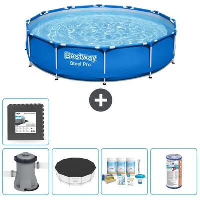 Bestway steel pro rond - 366x76 cm + accessoires cb13