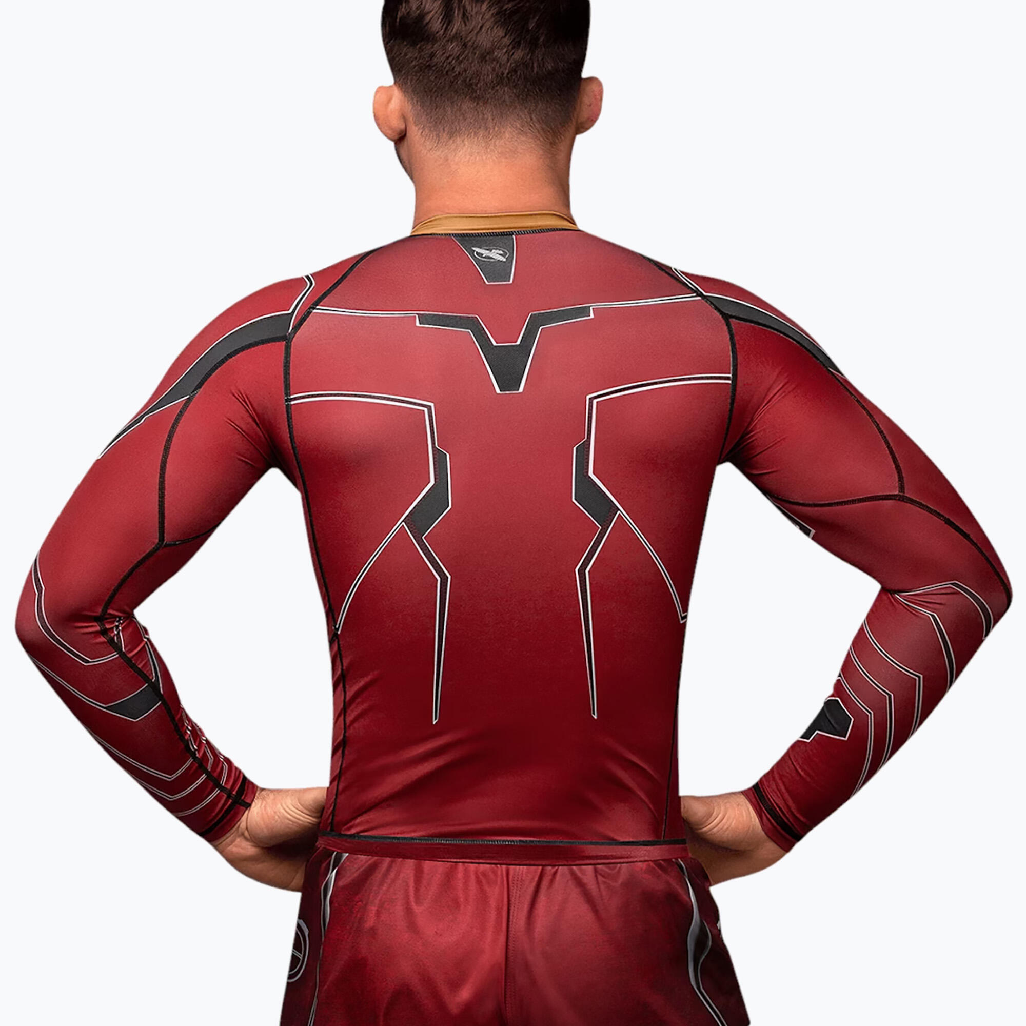 T-shirt rashguard à manches longues Hayabusa Marvel's Iron Man pour homme 2/5