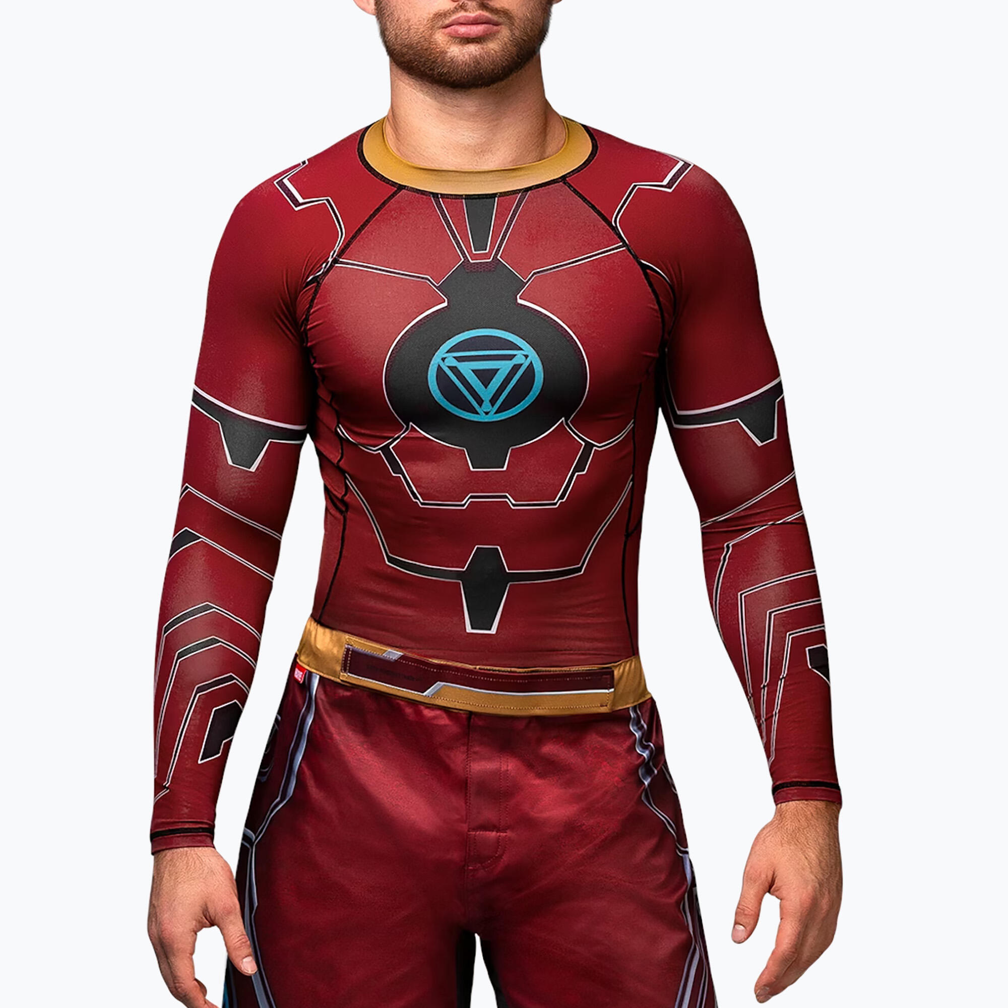HAYABUSA Rashguard a maniche lunghe Hayabusa Marvel's Iron Man da uomo