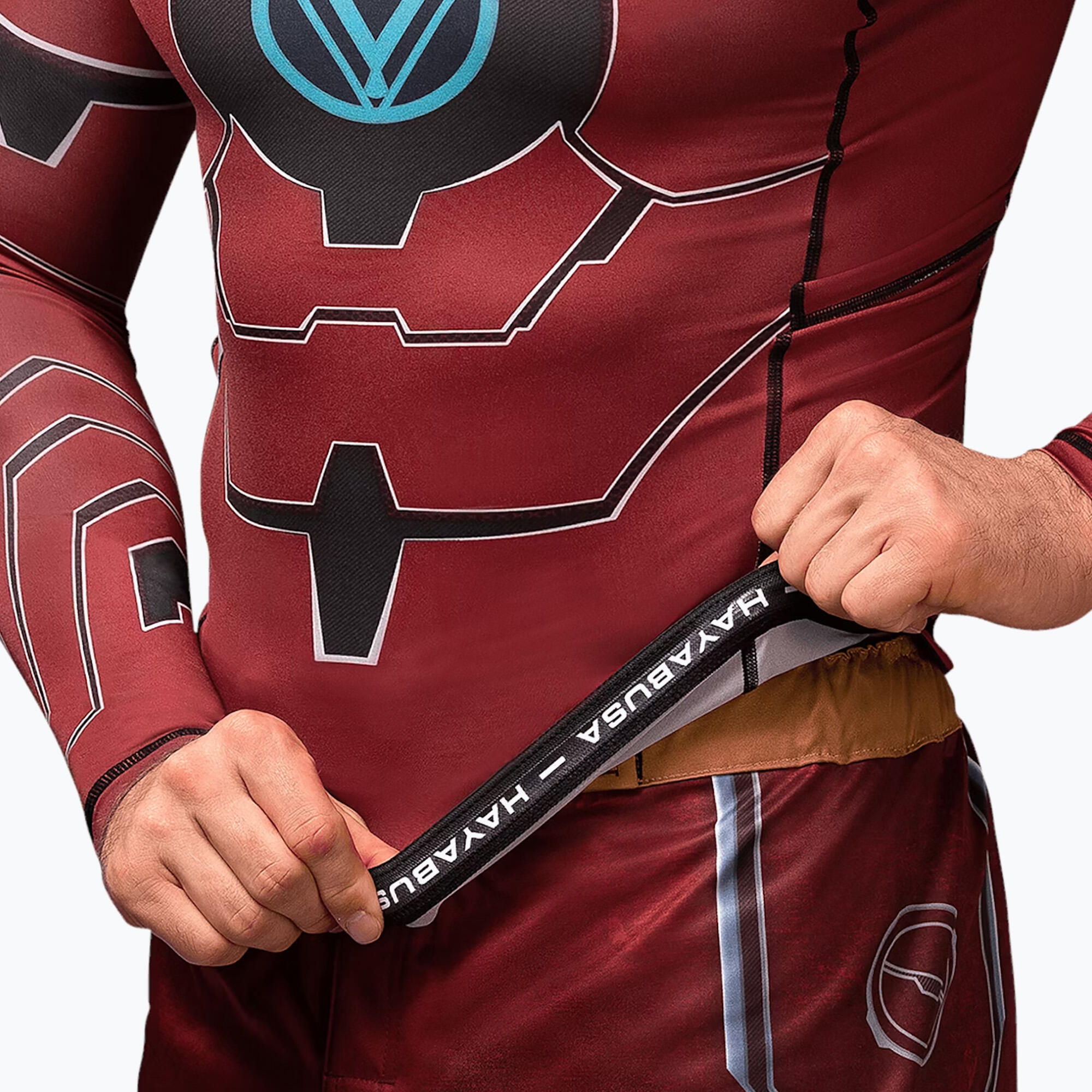 T-shirt rashguard à manches longues Hayabusa Marvel's Iron Man pour homme 5/5