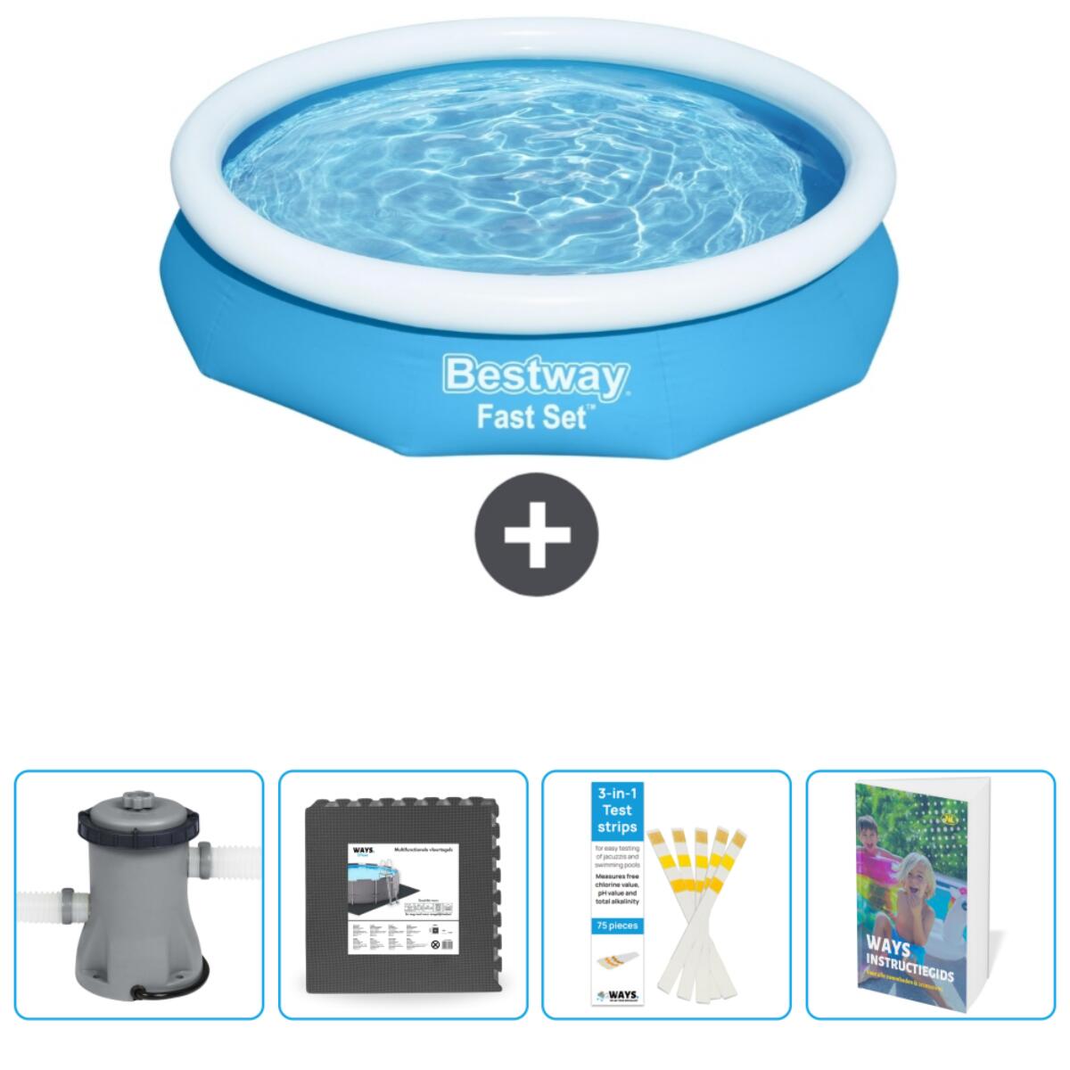 Bestway Fast Set Rond - 305x66 cm + Accessoires CB94 1/7