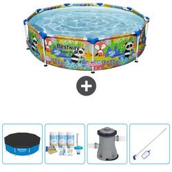 Piscine Ronde Steel Pro - 274x66 cm + Accessoires CB5