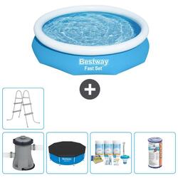 Piscine Gonflable Ronde Fast Set - 305x66 cm + Accessoires CB14