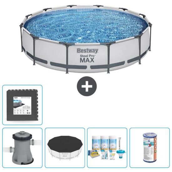 Bestway Steel Pro MAX Rund - 366x76 cm + Accessoires CB13