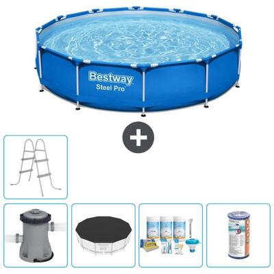 Bestway steel pro rond - 366x76 cm + accessoires cb14