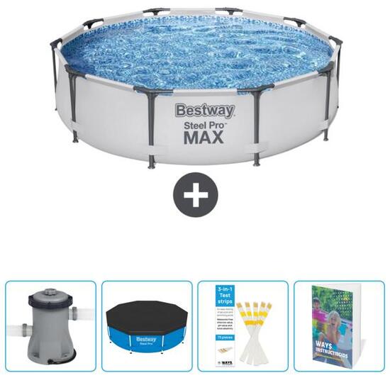 Bestway Steel Pro MAX Rund - 305x76 cm + Accessoires CB92