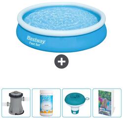 Piscine Gonflable Ronde Fast Set - 305x66 cm + Accessoires CB67