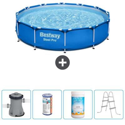 Bestway steel pro rond - 366x76 cm + accessoires cb60