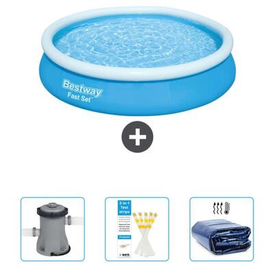 Bestway fast set rond - 366x76 cm + accessoires cb38
