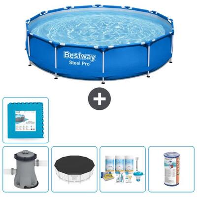 Bestway steel pro rond - 366x76 cm + accessoires cb12