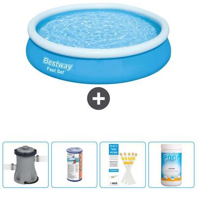 Bestway fast set rond - 366x76 cm + accessoires cb49