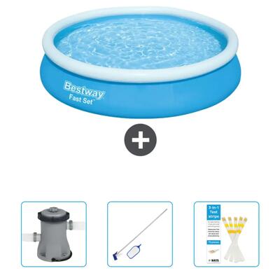 Bestway fast set rond - 366x76 cm + accessoires cb46