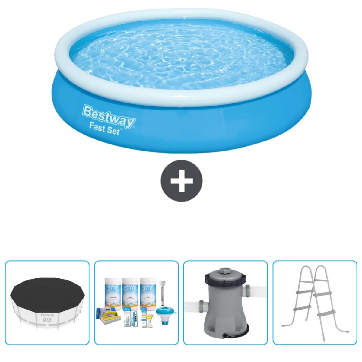 Bestway Fast Set Rond - 366x76 cm + Accessoires CB4 1/7