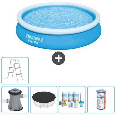 Bestway fast set rond - 366x76 cm + accessoires cb14