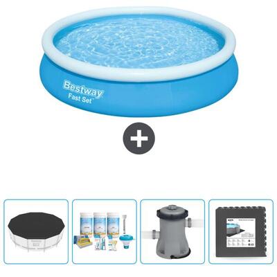 Bestway fast set rond - 366x76 cm + accessoires cb3