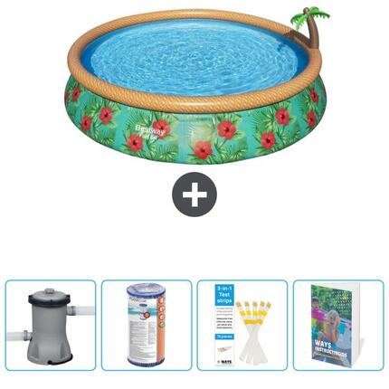 Piscine Gonflable Ronde Fast Set - 457x84 cm + Accessoires CB70