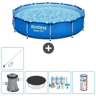 Bestway steel pro rond - 366x76 cm + accessoires cb15