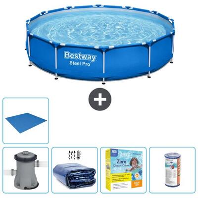 Bestway steel pro rond - 366x76 cm + accessoires cb16