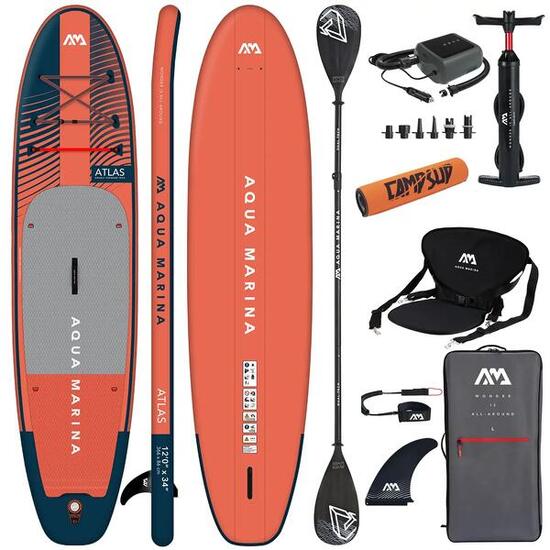 Deska SUP Pompowana Aqua Marina Atlas 12'0 366 cm + SUPER COMBO