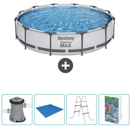Bestway Steel Pro MAX Rund - 366x76 cm + Accessoires CB69