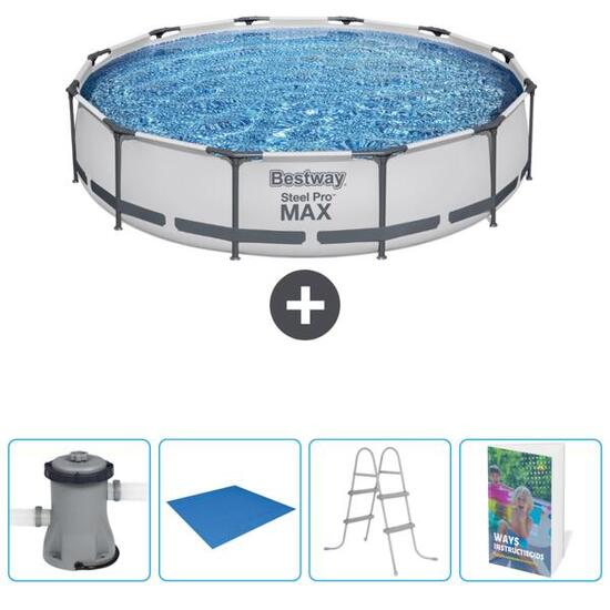 Bestway Steel Pro MAX Rund - 366x76 cm + Accessoires CB69