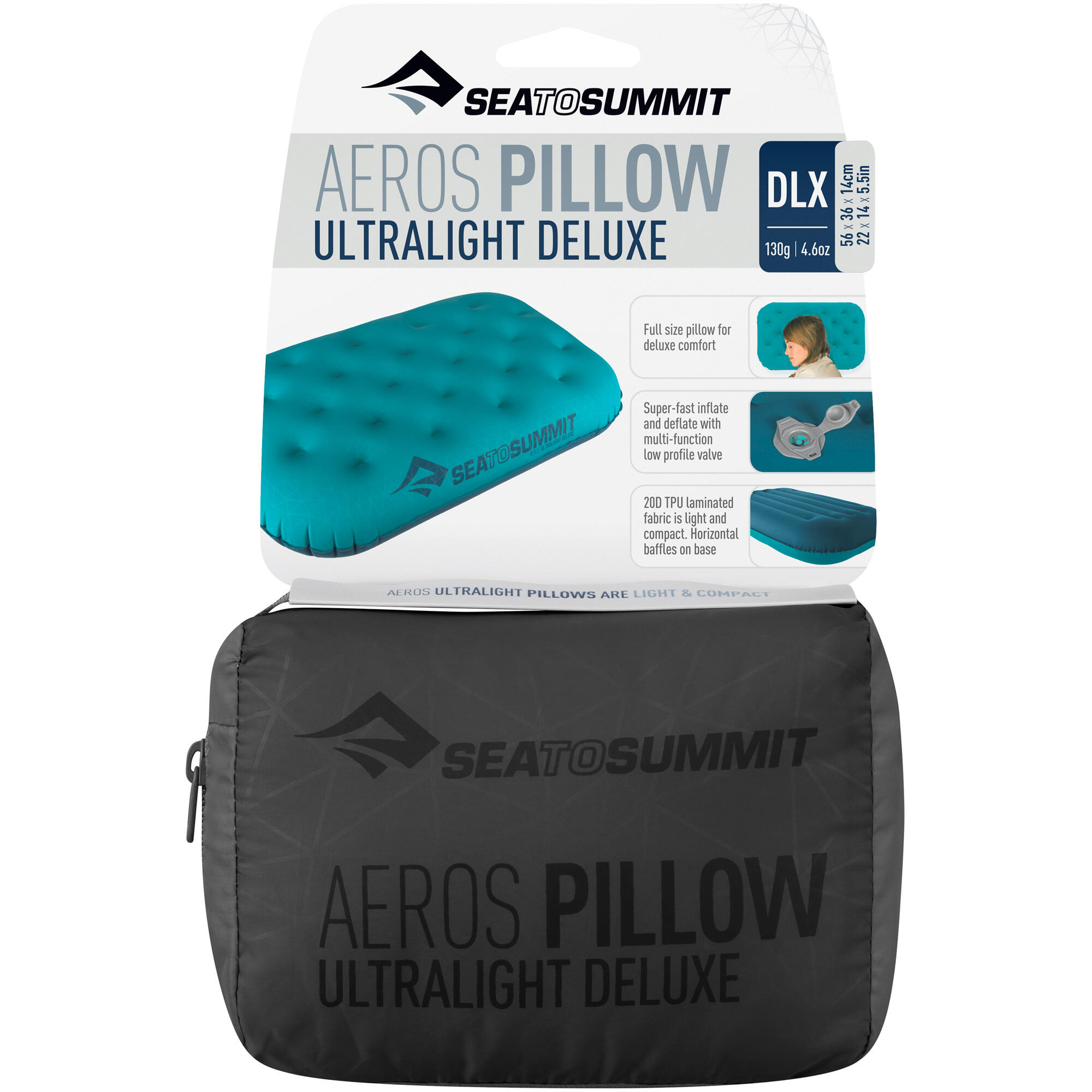 SEA TO SUMMIT Sea to Summit – Aeros Premium Travel Pillow - Grey