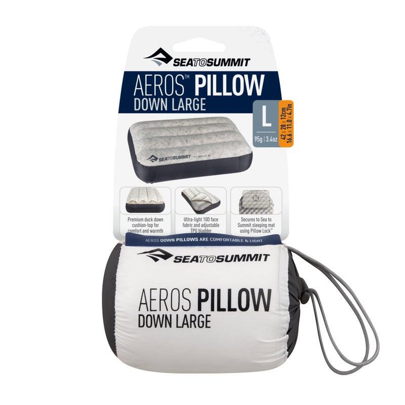 Aeros Down Pillow Deluxe Grey 4/7