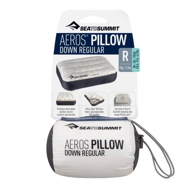Aeros Down Pillow Deluxe Grey 5/7
