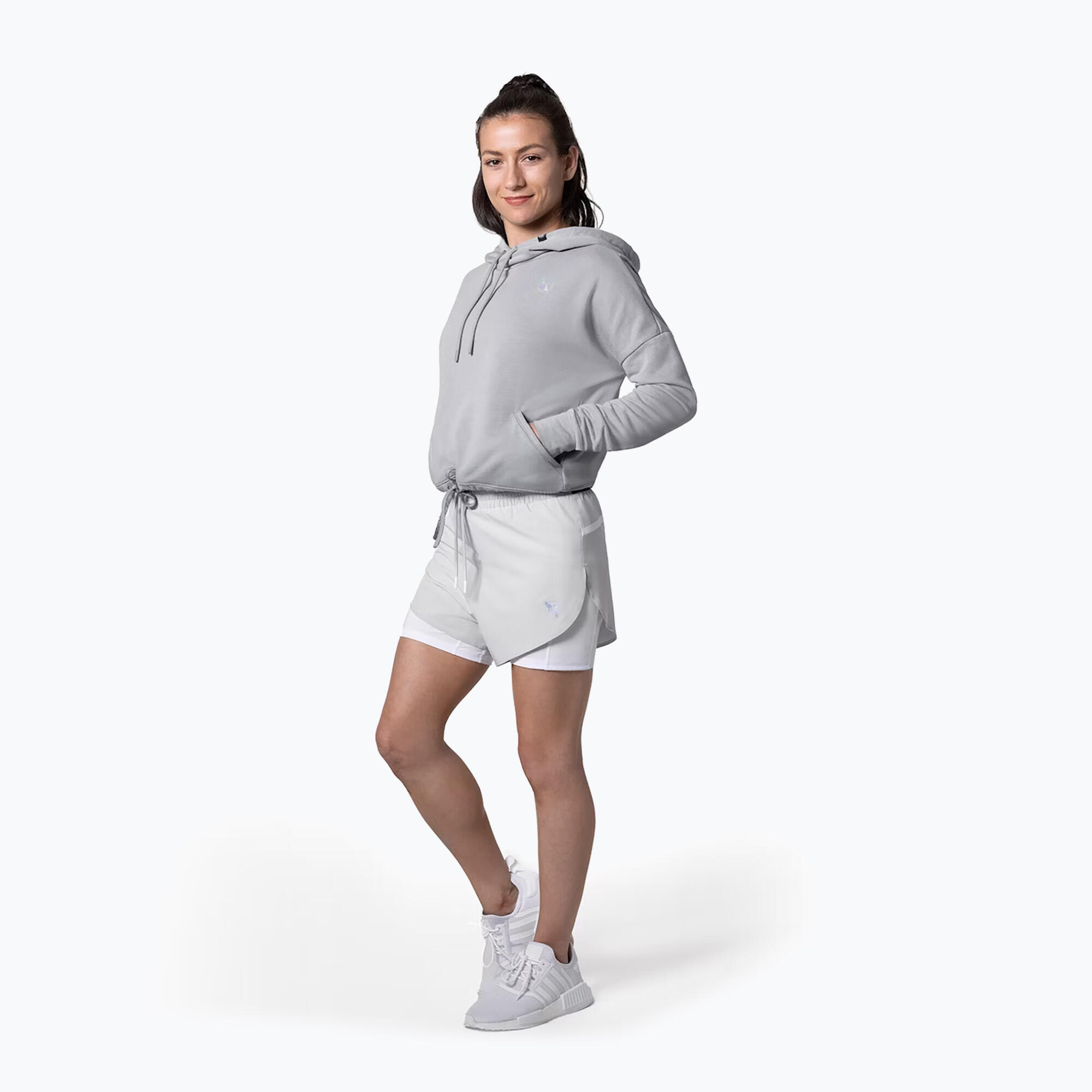Short d'entraînement superposé taille mi-haute Hayabusa pour femme 2/5