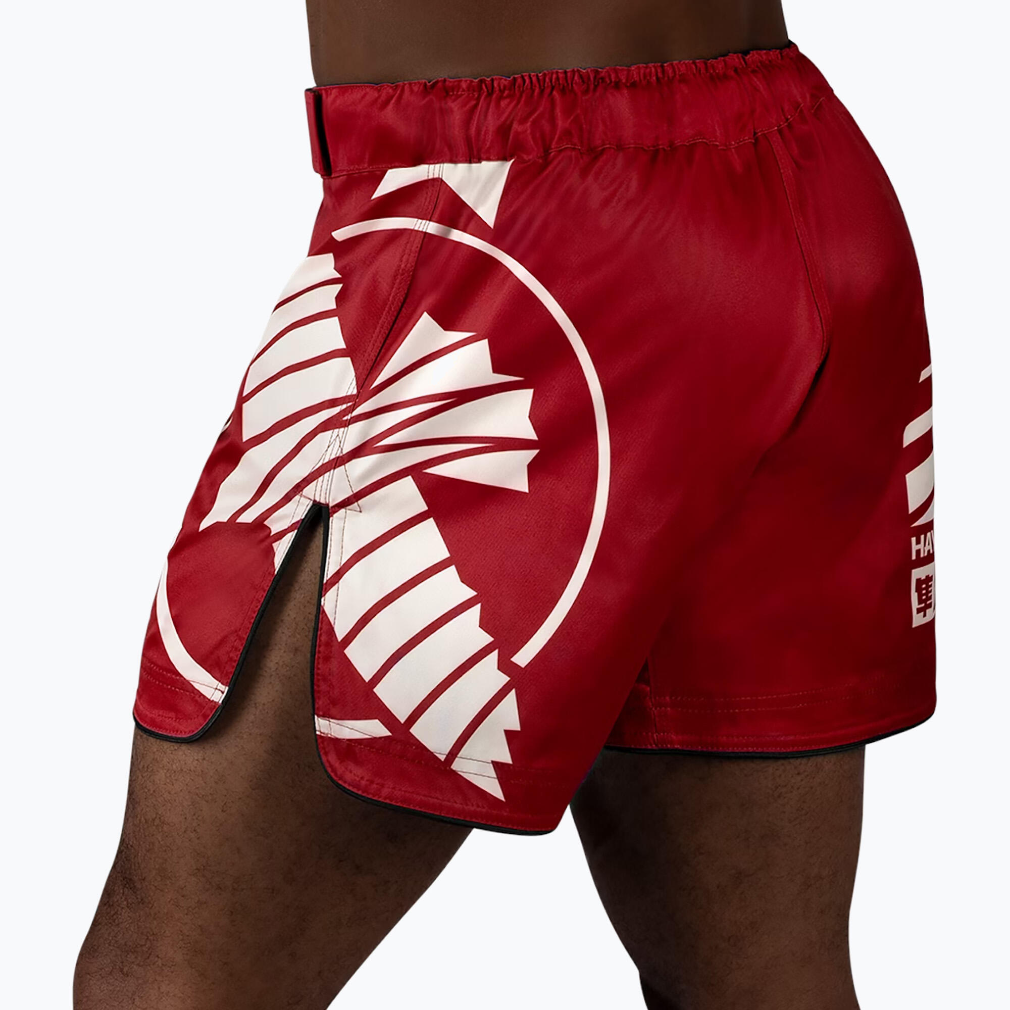 Shorts de treino masculino Hayabusa Icon MMA de comprimento médio 3/5