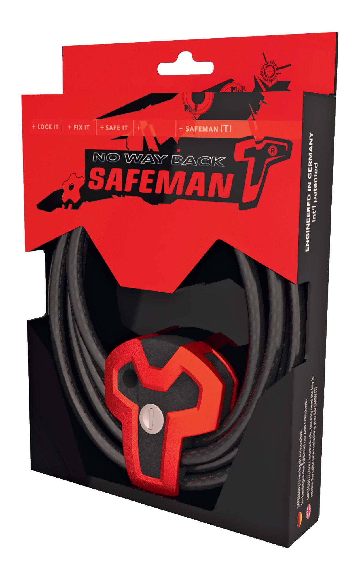 SAFEMAN-T kabelslot | fietsslot | mountainbike | multifunctioneel | 185cm 2/5