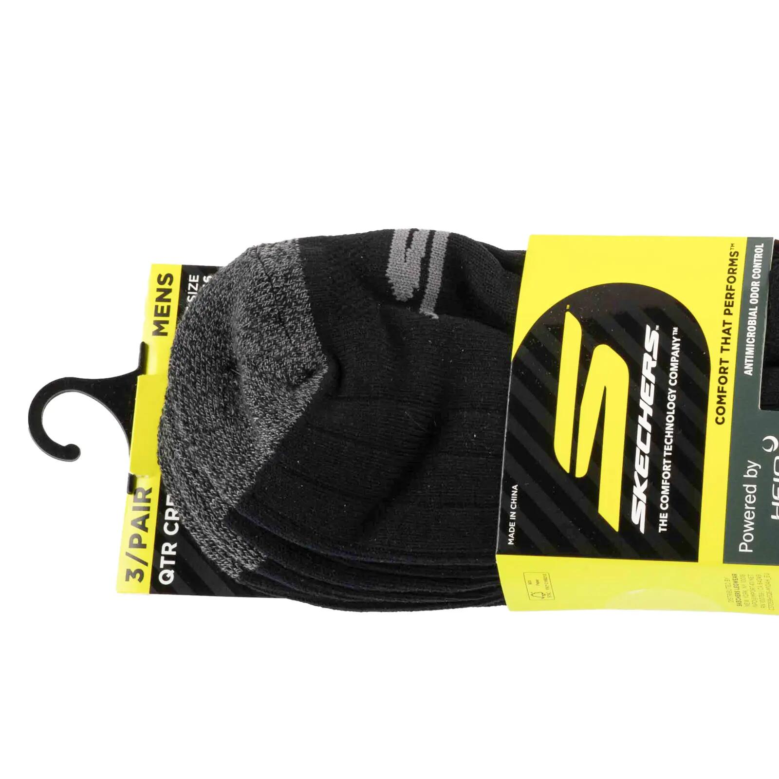 Skarpetki sportowe męskie  3pk Mens 1/2 Terry Qtr Crew Socks 3/3