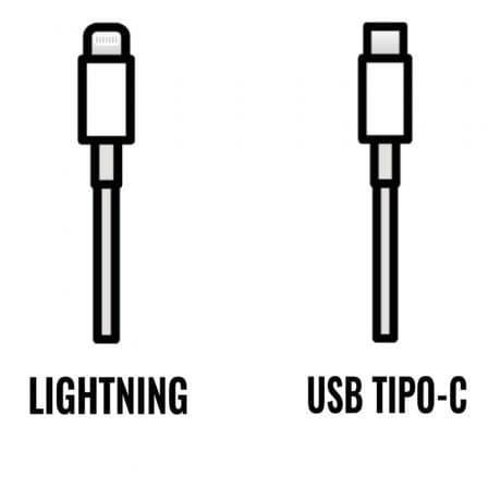 USB-C naar Lightning-kabel (2 m) 1/4