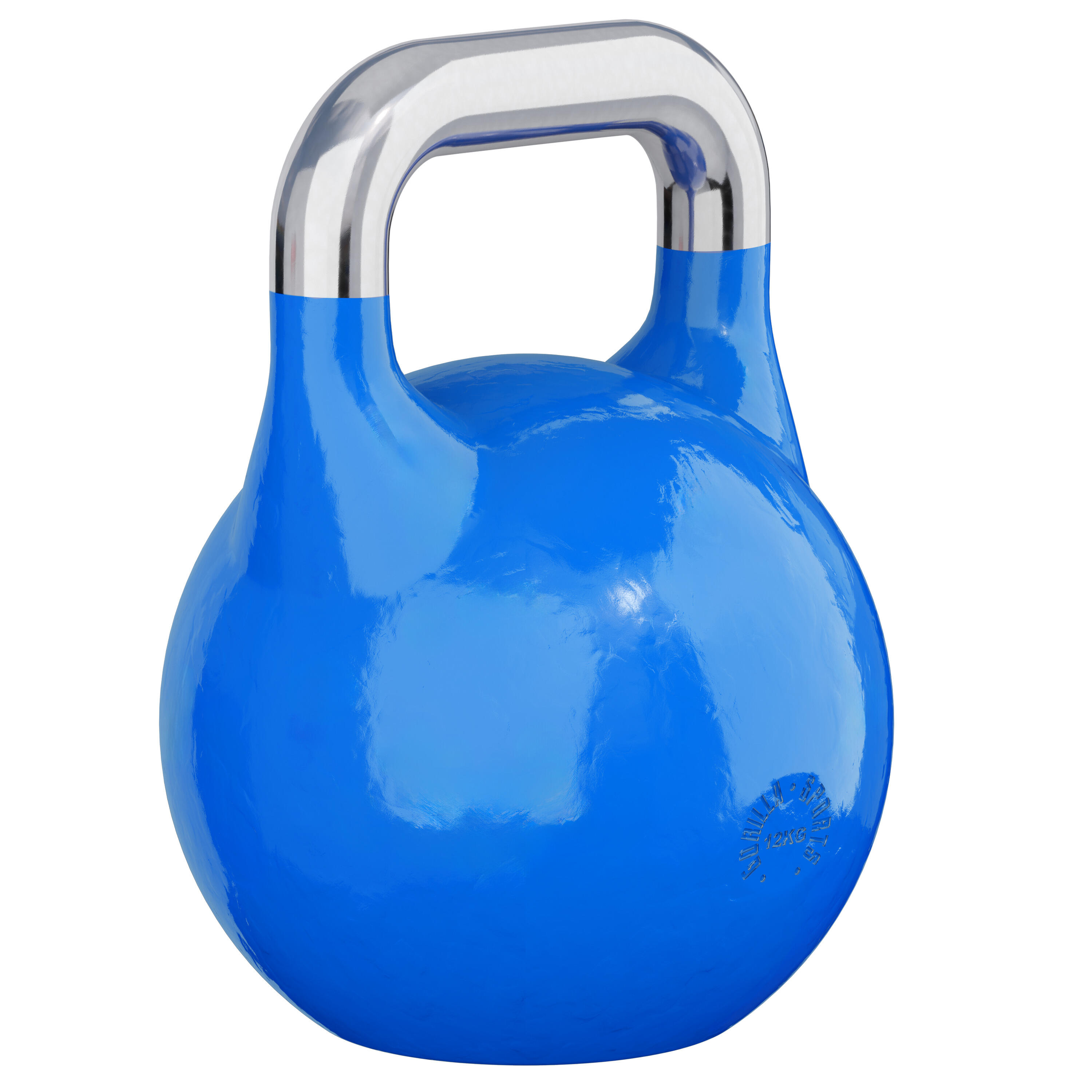 GORILLA SPORTS Gorilla Sports Soutěžní kettlebell modrý 12 kg