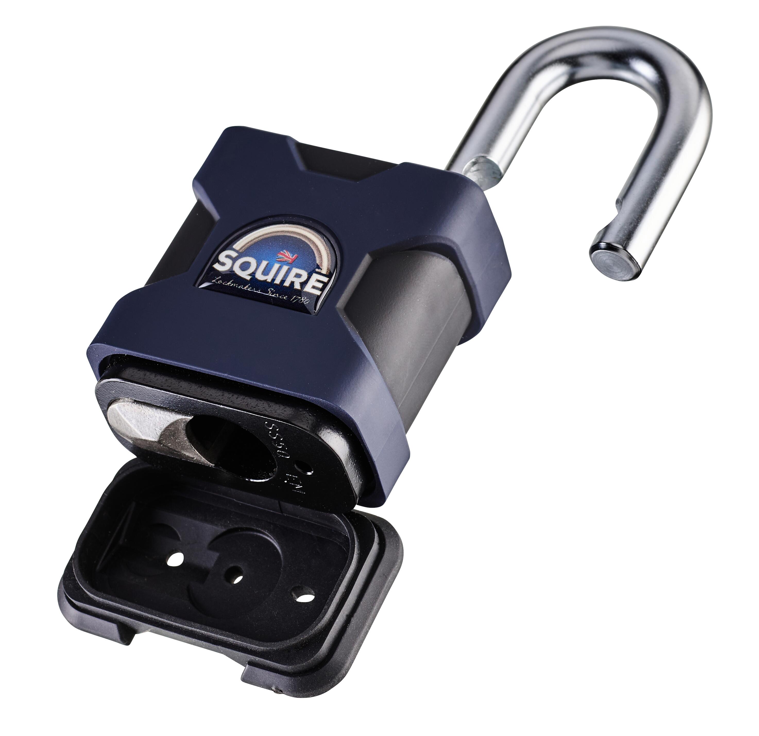 Candado 50mm acero macizo alta seguridad - arco acero al boro 2/3